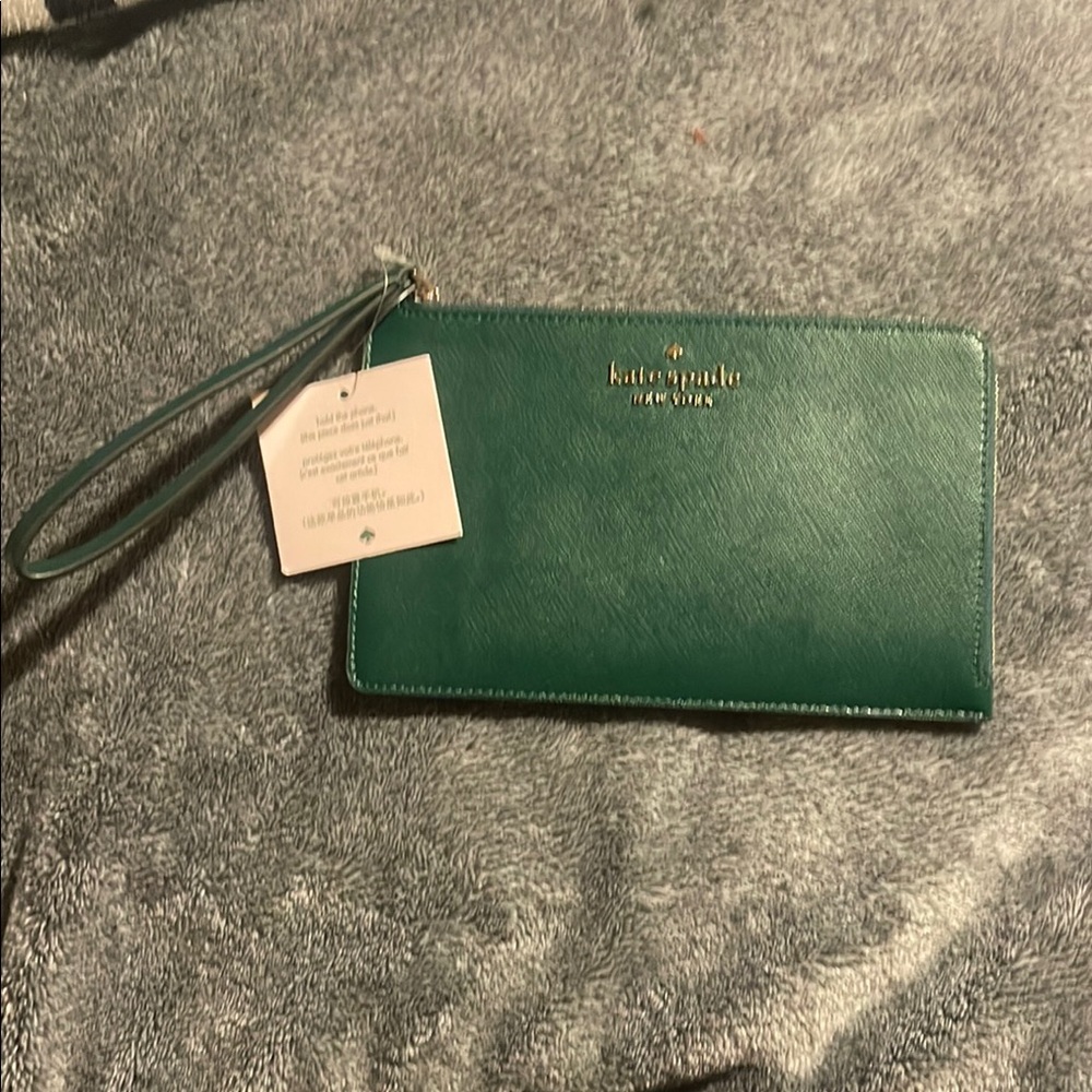 Kate Spade Emerald Wristlet Clutch